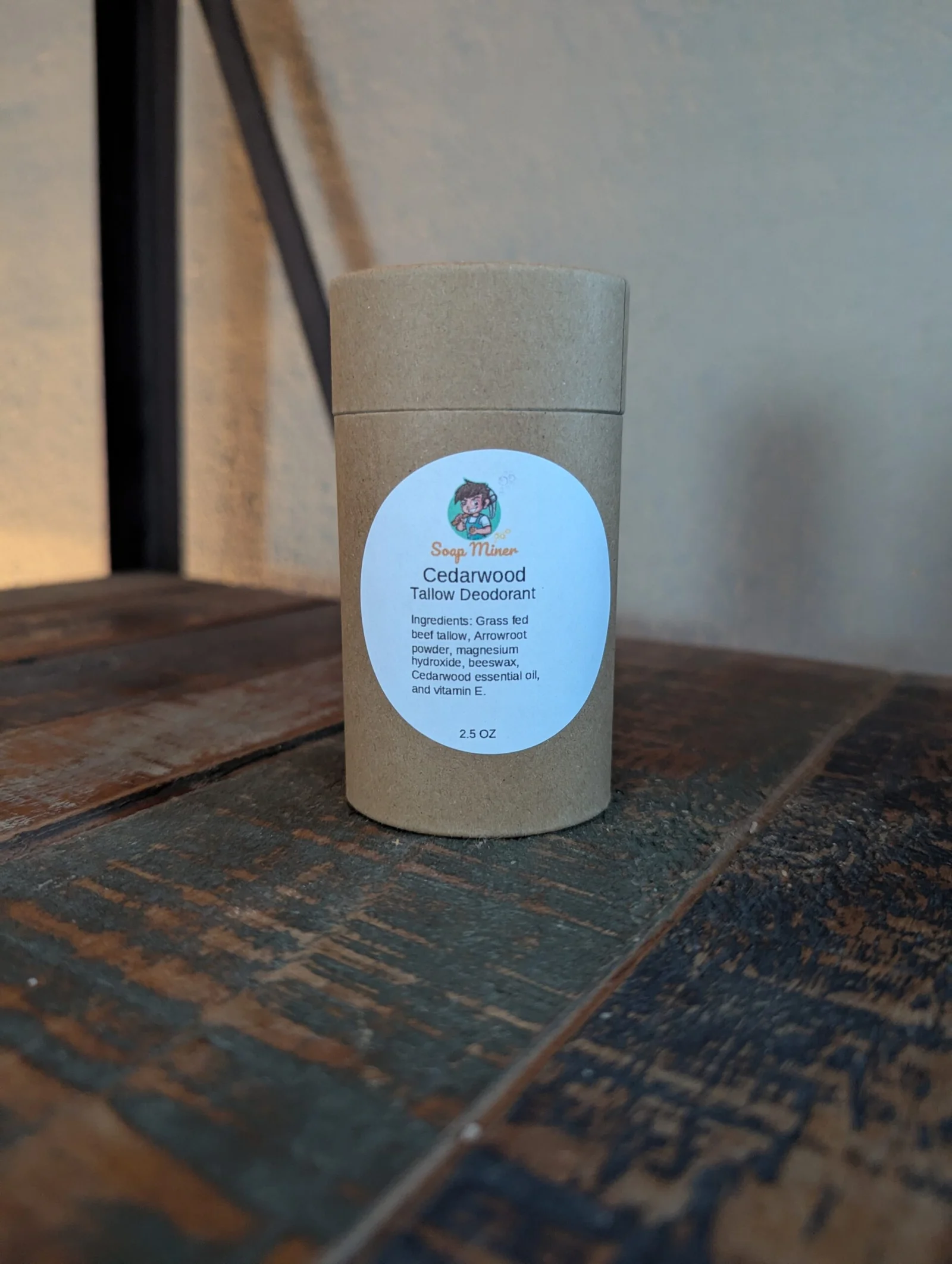 CEDARWOOD TALLOW DEODORANT 2.5 OZ
