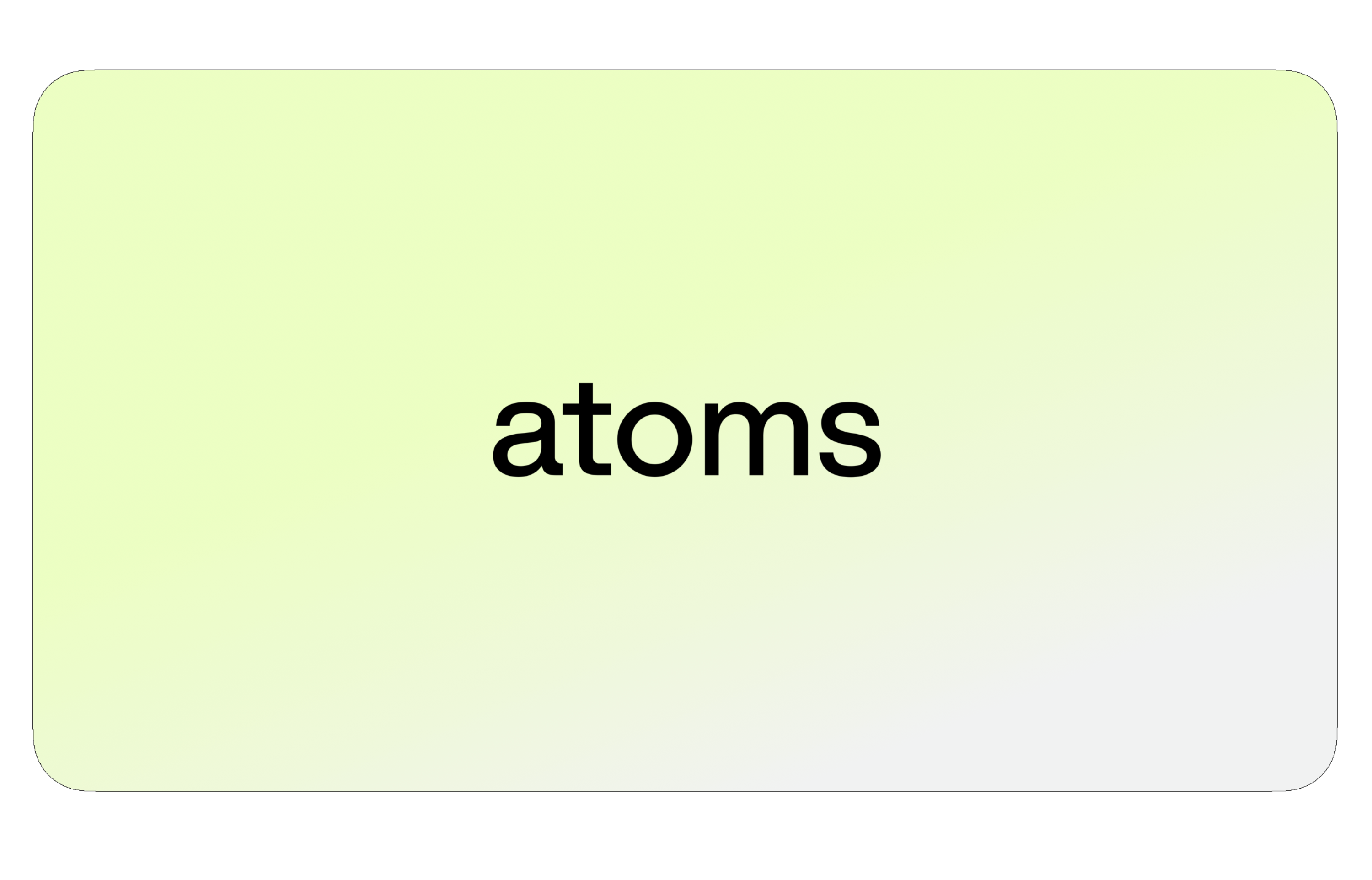 Atoms Digital Gift Card