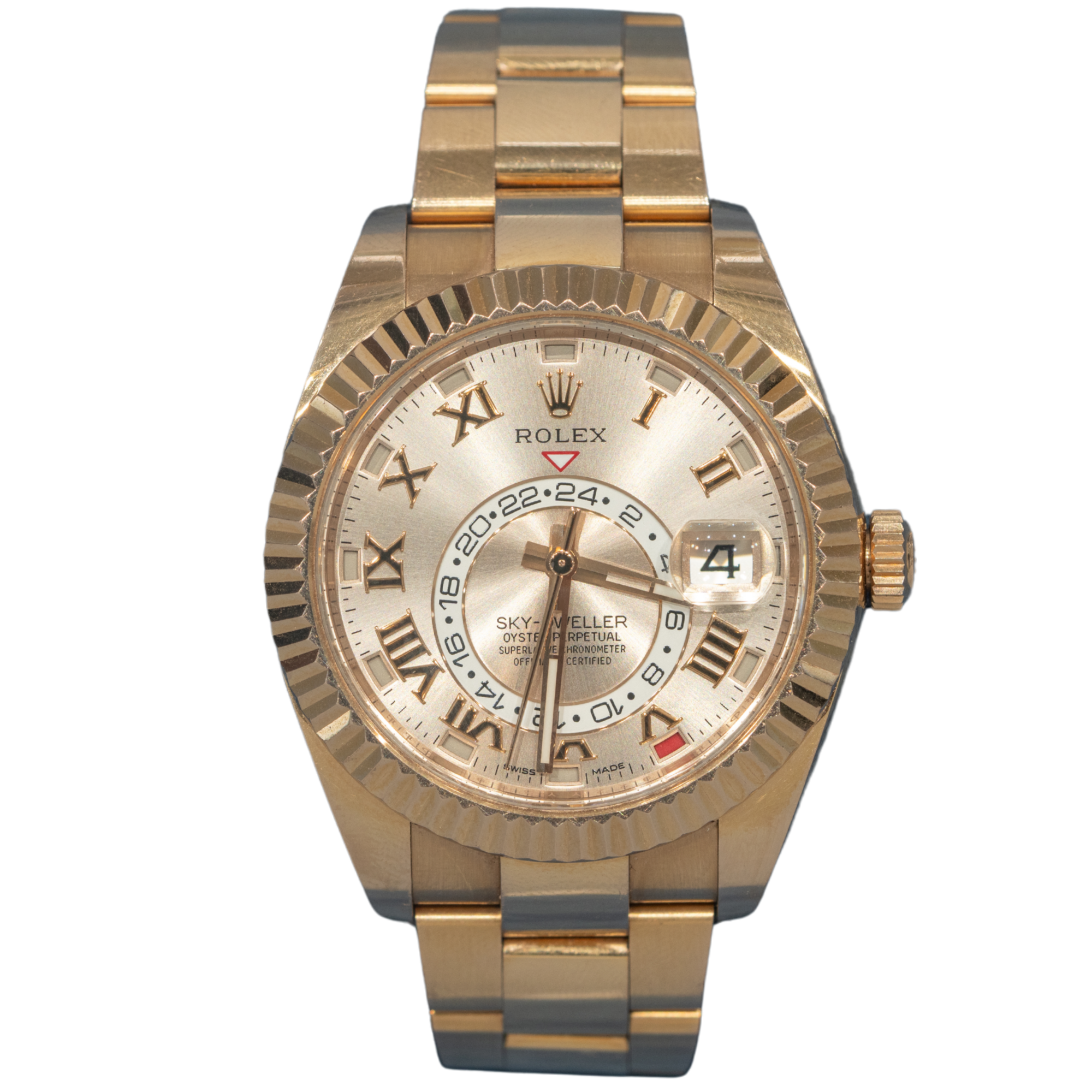 Rolex Skydweller Ref. 326935 Rose Gold Sundust Dial