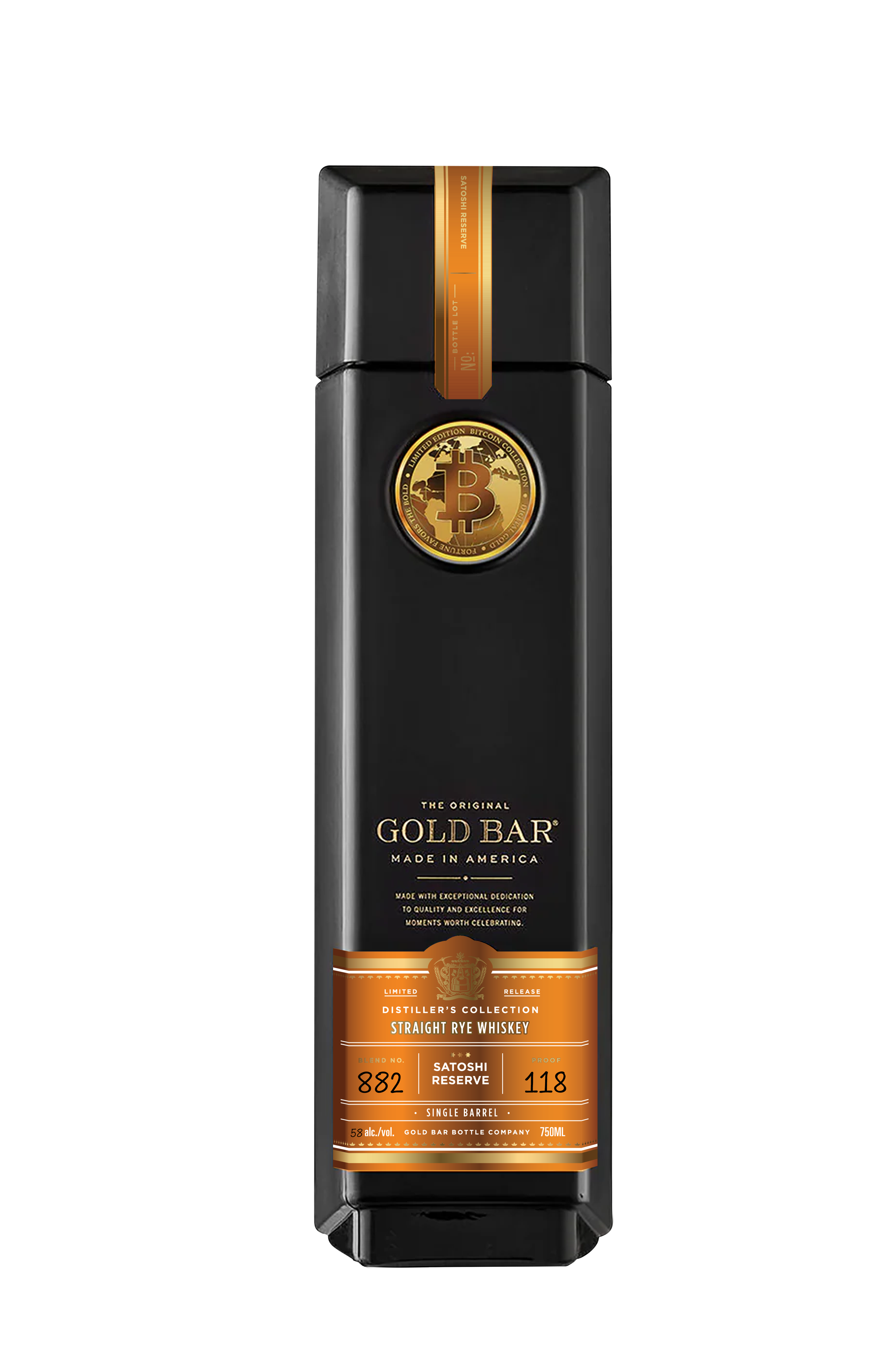 Gold Bar Whiskey Satoshi Reserve
