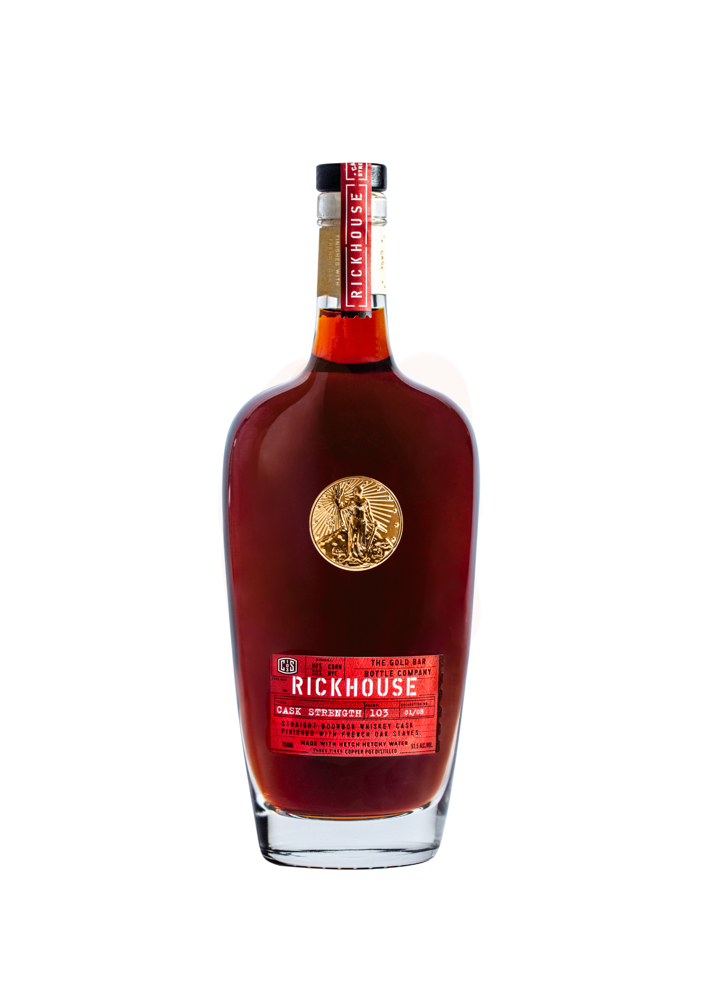Gold Bar® Rickhouse Cask Strength Bourbon
