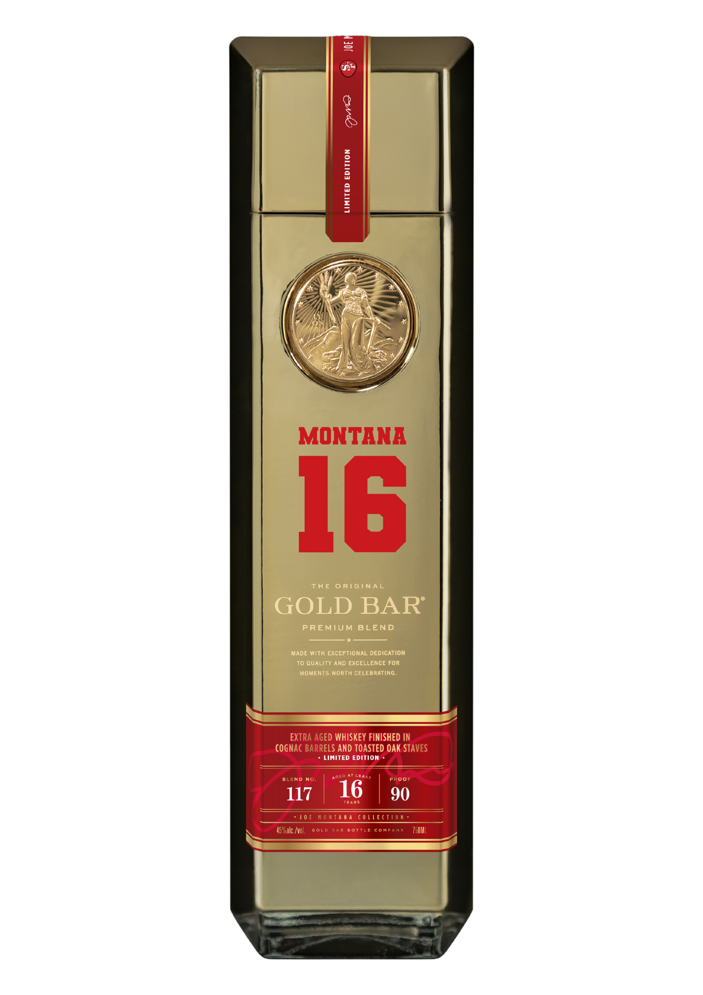 Gold Bar® Whiskey Blend 117 - Joe Montana Collection