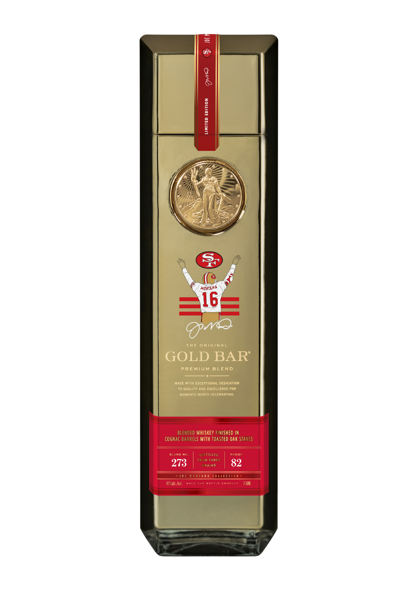 Gold Bar® Whiskey Blend 273 - Joe Montana Collection